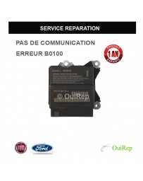 51838580 Réparation calculateur airbag Fiat erreur B0100